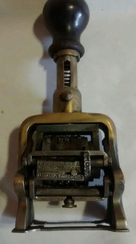 Vintage numbering machine