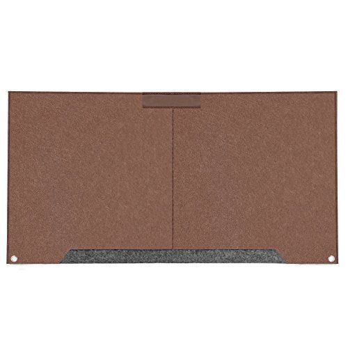 MOSTOP(TM) Extra Large Super Mouse Pad Non-slip Wool Felt Base (Coffee)