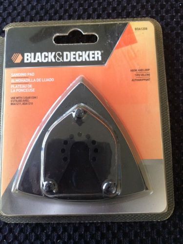 Black &amp; Decker Sanding Pad BDA1209, new, sealed-BNIP