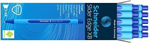 Schneider Slider Edge XB Ballpoint Pen, Blue, Box of 10 Pens (152203)
