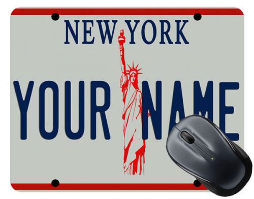 Personalized Custom Name 1990s New York License Plate Mouse Pad