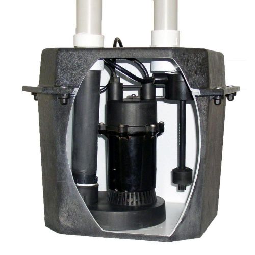 Everbilt 0.25 HP Pre-Plumbed Sink Tray System Sump Pump, THD1035