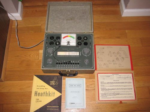 Vintage heathkit tc-2 tube checker tester with manual for sale