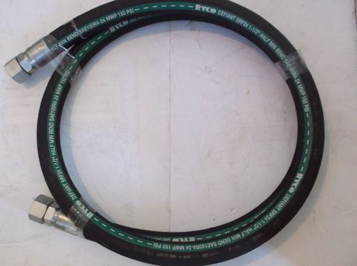 1 1/2&#034; x 12&#039;+ Hydraulic Hose with JIC Ends   SAE100R4   150 PSI