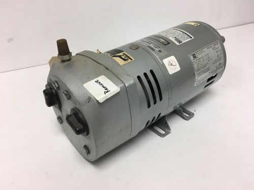 Gast 0523-540q-g314dx rotary vane vacuum pump 230vac 1ph 2.4a *needs rebuild* for sale
