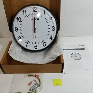 NEW 12&#034; Valcom quartz wireless analog clock V-AW12LP VAW12LP  (D88)