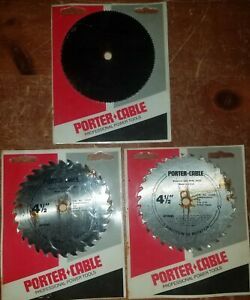 3 PORTER-CABLE 4-1/2-Inch Circular Saw Blade, Plywood Cutting,( 2) 12009 12057