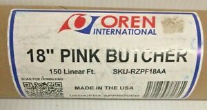 Oren International Pink Butcher Paper - 18&#039;&#039; x 150Ft