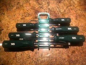 SK Tools 86326 SureGrip 6-Piece Combination Screwdriver Set. Made in the U.S.A