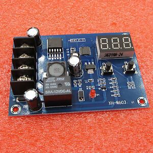 DC12V-24V Lithium Battery Charge Control Protection Board /w LED Display