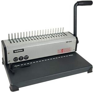 RAYSON SD1202 Binding Machine with Combs Set - 19 Hole Comb Binder Punching or