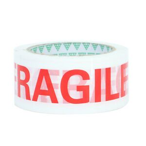 1 Roll Fragile Packing Tape Fragile Warning Sticker Care Sealing Z C