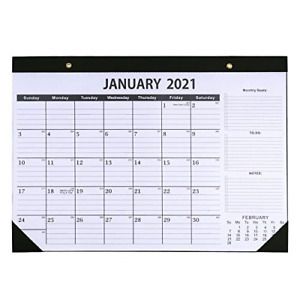 Dizdkizd 2021-2022 Desk Calendar, Large Monthly Desktop Calendars with Julian