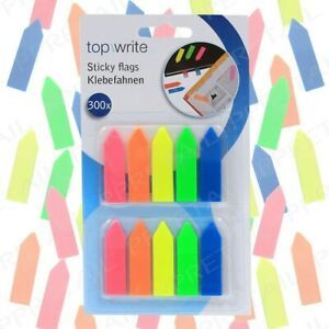 300 Pieces Of Colorful Sticky Notes Sign Sticker Bookmarks/arrows Easy To Use