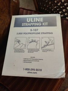 Uline Strapping Kit (S-107) 3000&#039; Polypropylene Strapping