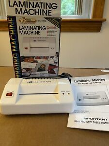 Laminating Machine RPA-400-CL Royal Sovereign 1995 W/Box and Instructions