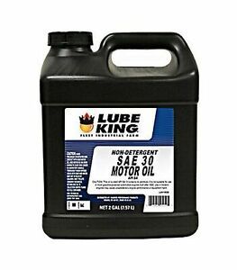 LUBE KING LU01302G SAE 30W NON DETERGENT MOTOR OIL 44 2 GALLON HIGHLY DURABLE