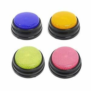Voice Recorder Button,Recordable Talking Button with Led Function Multicolor