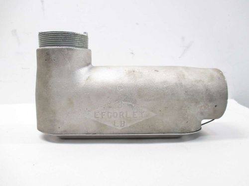 New efcorlet lb 3 in steel conduit fitting d424719 for sale