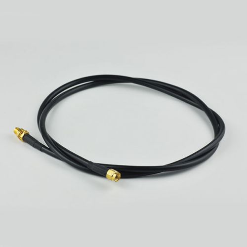 1x rp-sma male to rp-sma female bulkhead pigtail cable ksr195 1m(clearance sale) for sale