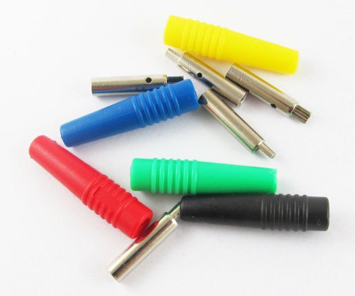10pcs 2mm Copper Banana Jack Socket Solder Type Test Connectors Adapter 5 colors