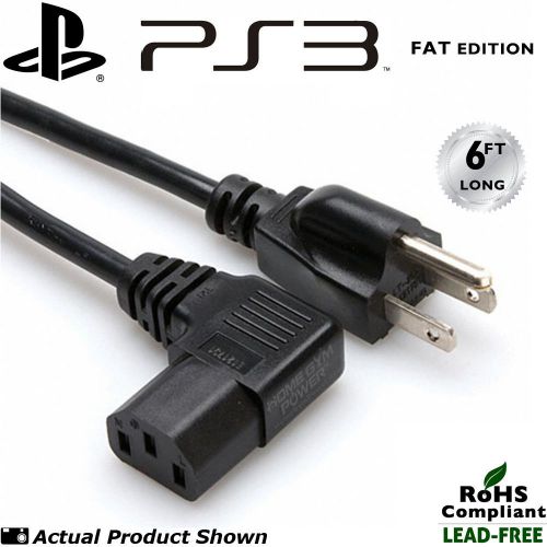 Sony Playstation 3 (PS3) &#039;Fat Edition&#039; 6FT Premium Power Cord