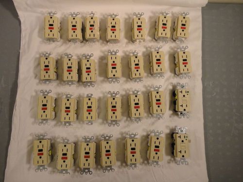 28 Used GFCI outlets (2 with T slot and LED)