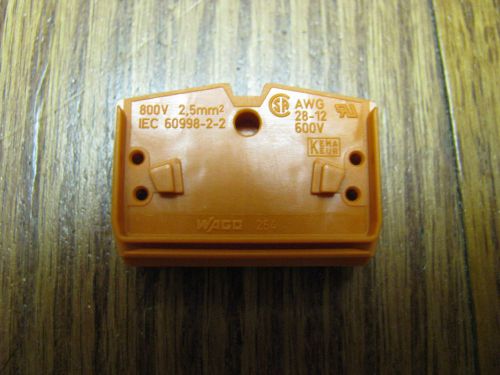 WAGO 264-326 Terminal Block - Orange  Qty 10