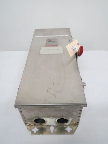 Westinghouse whfn323 fusible stainless 100a 240v-ac 3p disconnect switch b318840 for sale