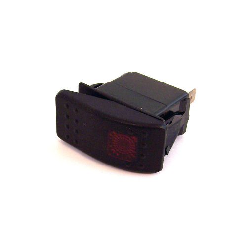 CARLINGSWITCH Lighted Red Rocker Switch 0250 VDD1
