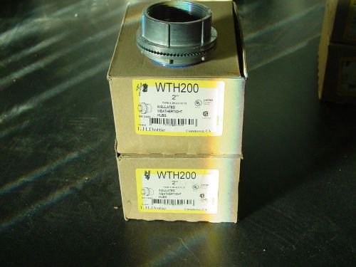 L.h. dottie 2&#034; insulated weathertight hub myers hub(   lot of 8) for sale