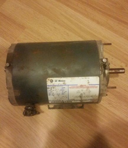 GE Motors &amp;Industrial Systems motor 1/6 HP 115V 1140 RPM PH-1 Frame 48