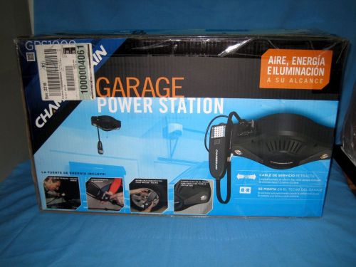 New in box nib chamberlain gps1000 garage air, power and lighting supply station for sale