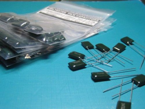 Hot 27 values 370pcs Polyester poly Film Capacitors  Assortment Kit 1nF~470nF