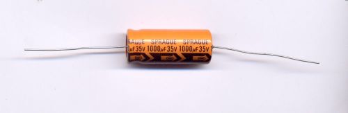 1000 uf 35 v alum elect with Axial leads Sprague 85 Degrees C - 501D series