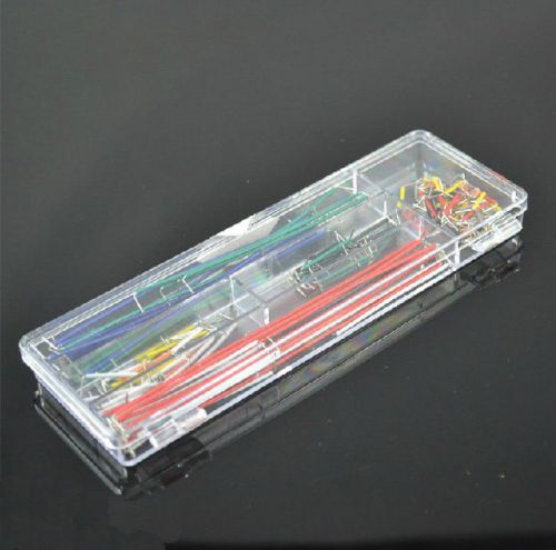 140pcs Solderless Breadboard U Shape Jumper Cable Wire Kit for Arduino kk