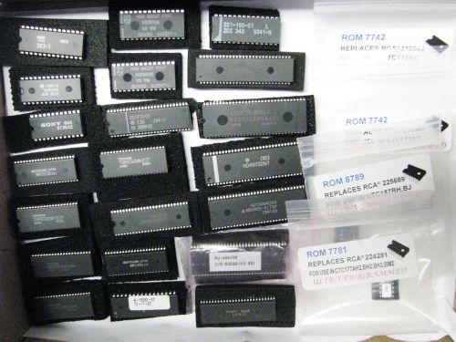 25 PCS NEW LARGE CMOS MICROPROCESSORS ROM IC LOT LOGIC DATA SWITCHING COUNTER