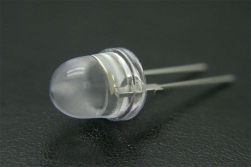10P 0.5W HP 10mm White LED Bullet  150,000MCD 100mA 12°