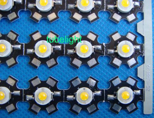 25pcs 3w high power warm white led light emitter 3000-3500k+ joined together pcb for sale