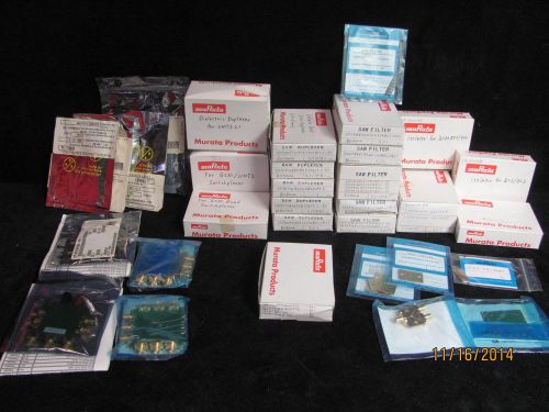 Lot of Murata RF, Saw Filters, Switchplexer, Isolator, Duplexer, Dialectric