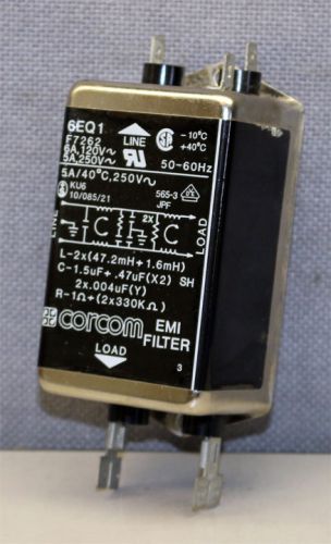 Corcom 6EQ1 EMI RFI Power Line Noise Filter New 6A