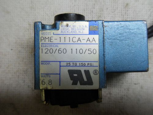 (t2-1) 1 new mac valves pme-111ca-aa solenoid coil for sale