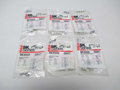 LOT 6 NEW RCA SK3505 5547 SILICON CONTROLLED RECTIFIER D377801