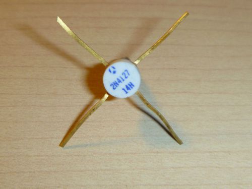 5X 2N4127 RF NPN Power Transistor 13.5W HF - VHF - UHF New - Gold Plated Ribbon
