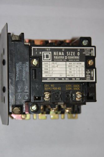 Square d contactor 8502 sbg-2 120v coil for sale