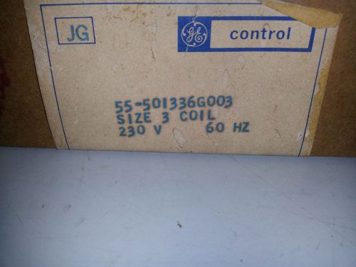 G.E. 55-501336G003 NEW IN BOX 230V COIL SIZE 3 #B42