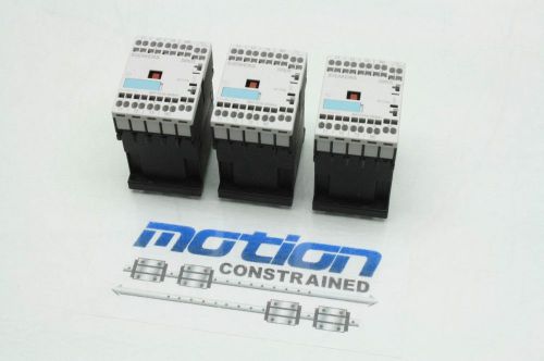 Lot of three siemens 3rt1015-2kb41 contactors 24v for sale