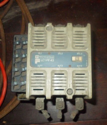 Telemecanique lc1ff43 motor contactor/starter, 220-660 v used for sale