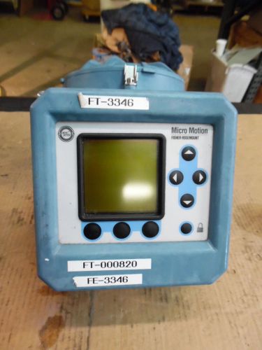 MICRO MOTION FLOW TRANSMITTER, 3700A2A04DUEZZZ, SN: 2183753, FT-3346, USED