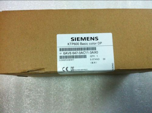 NEW Siemens Touch Panel KTP600   6AV6 647-0AC11-3AX0 6AV6647-0AC11-3AX0